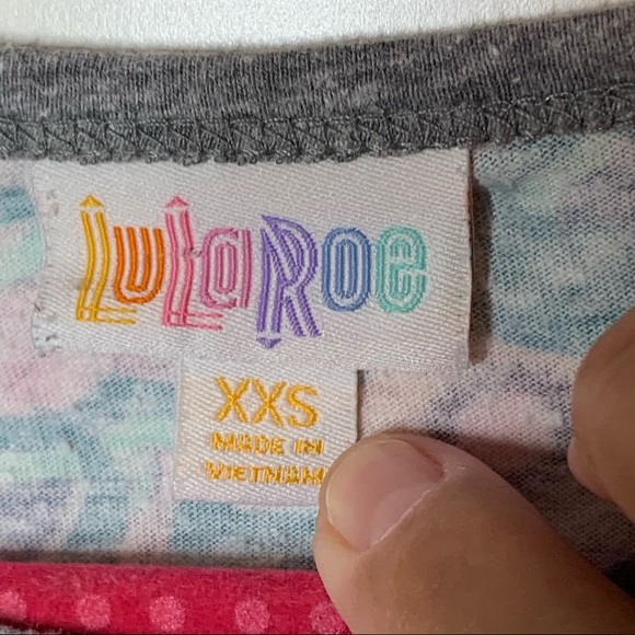 Women’s Lularoe Paisley Minnie Mouse Jersey Shirt - Picture 13 of 14